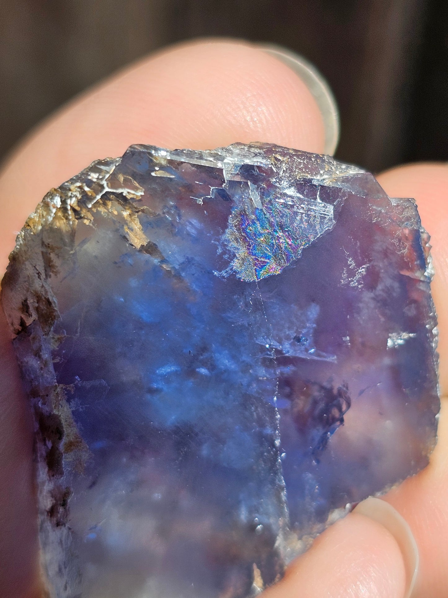 Fluorite bleue du Tarn (France) FL11