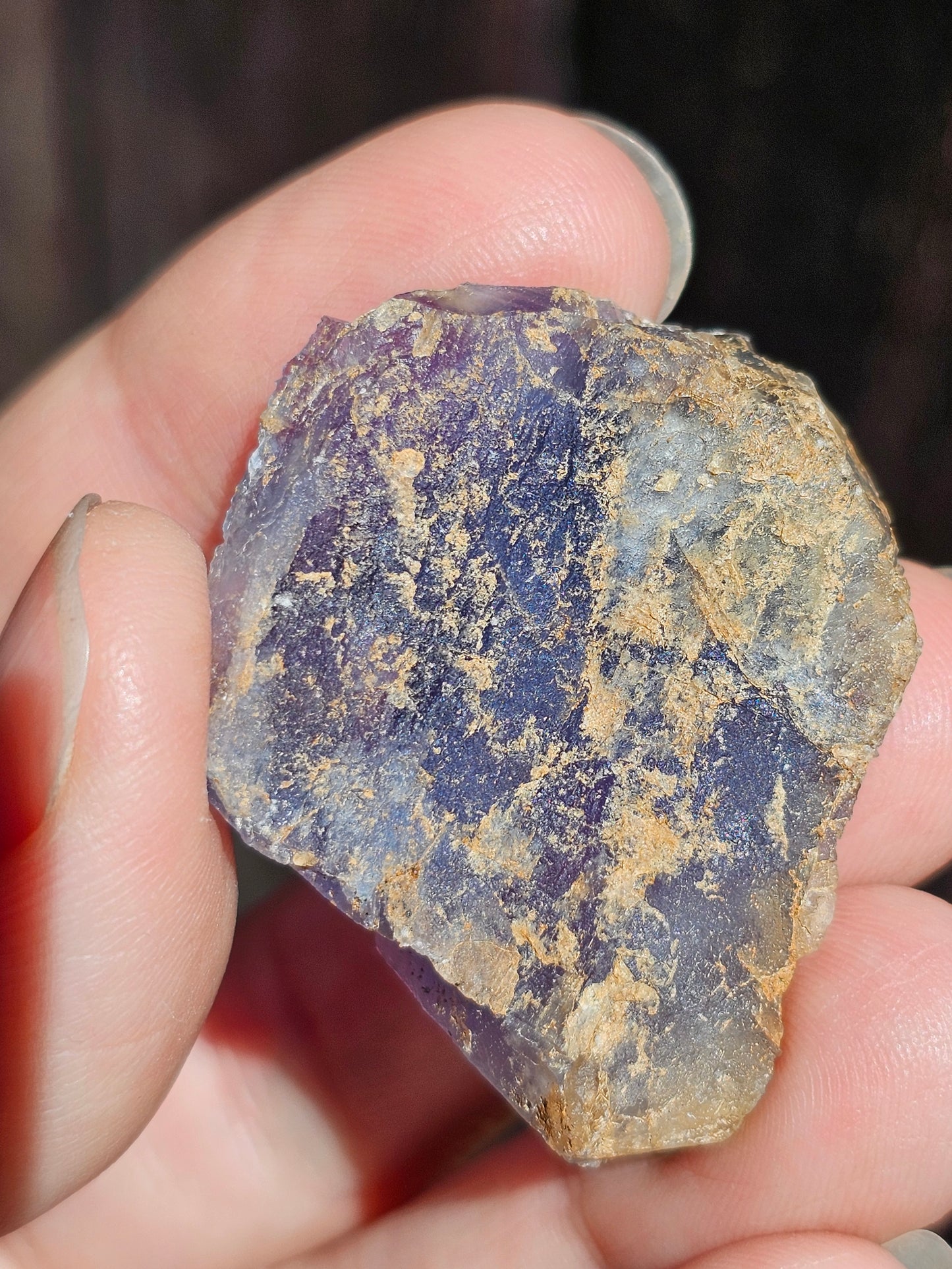 Fluorite bleue du Tarn (France) FL11