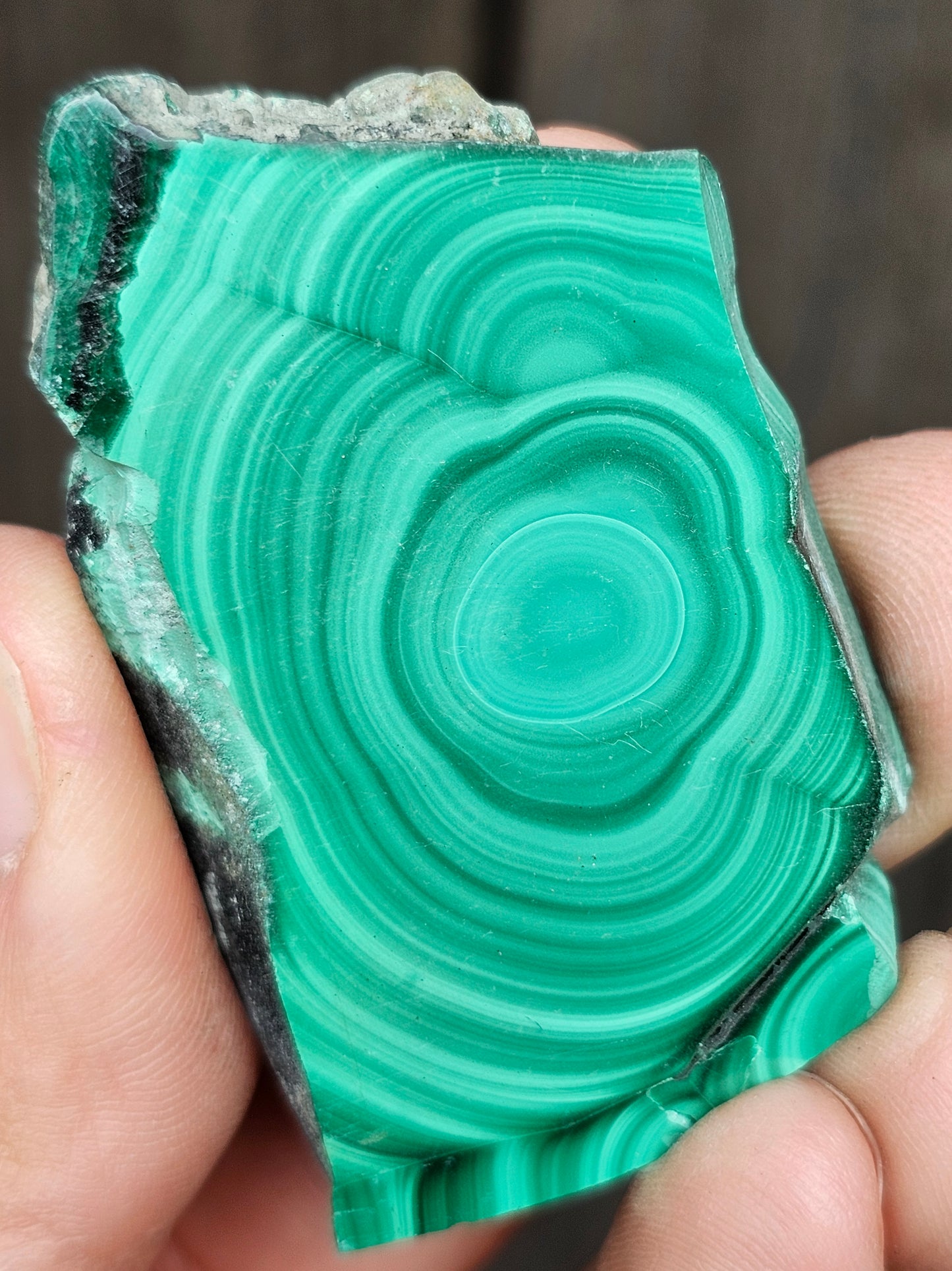 Petite tranche de Malachite du Congo M11