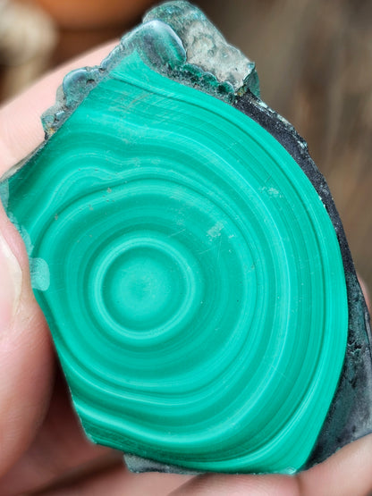 Petite tranche de Malachite du Congo M11