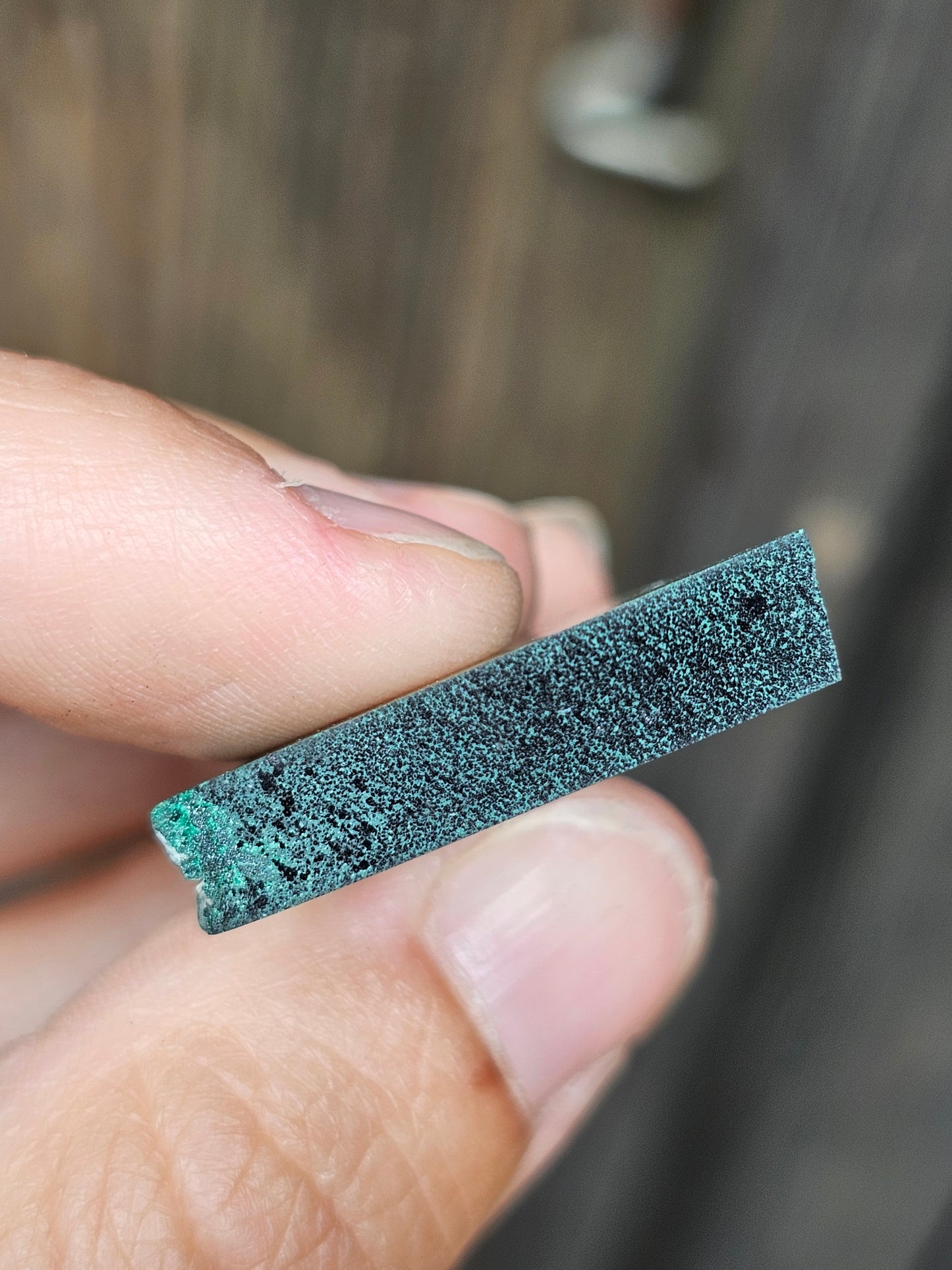 Petite tranche de Malachite du Congo M12