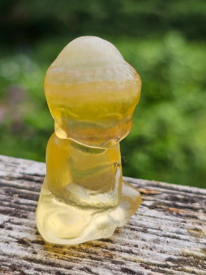 Bouddha Fluorite jaune