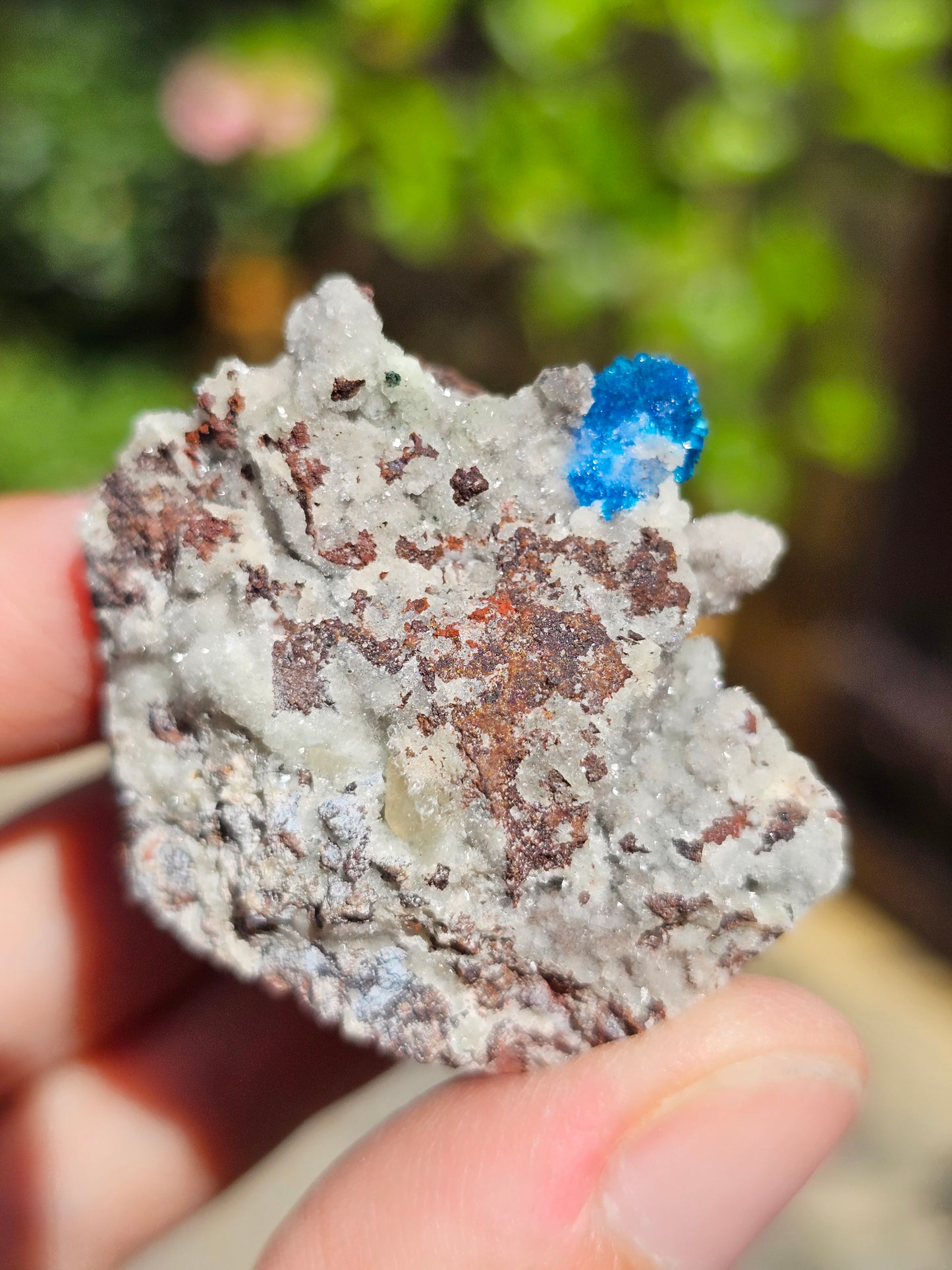 Cavansite sur Heulandite C1