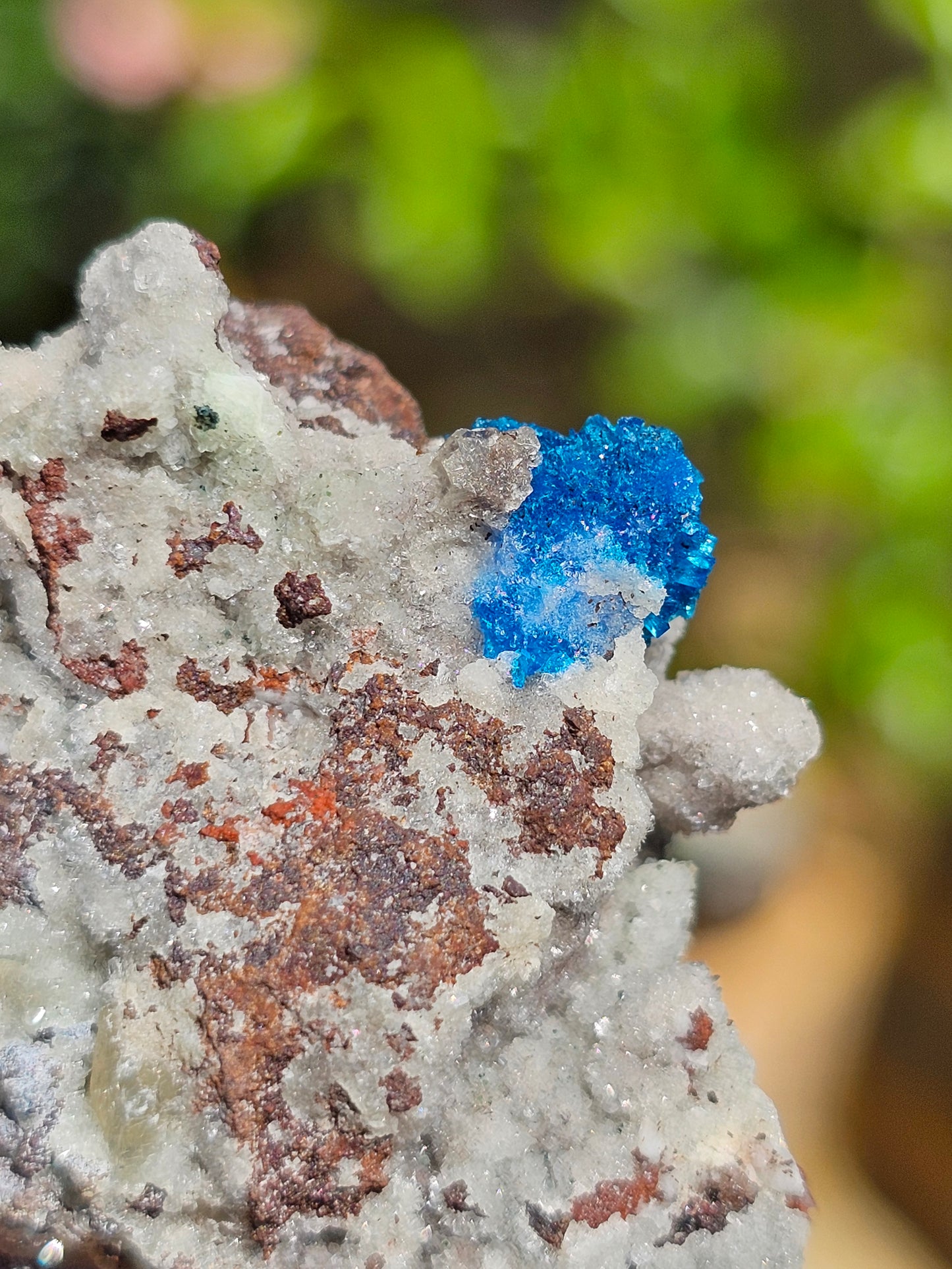 Cavansite sur Heulandite C1