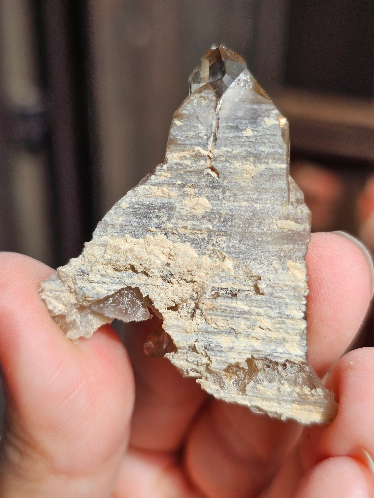 Quartz fumé des Pyrénées S