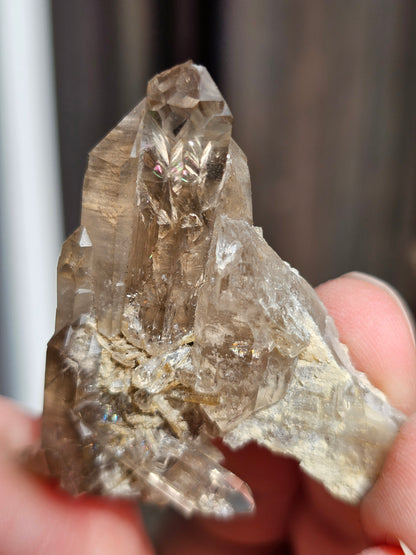 Quartz fumé des Pyrénées S