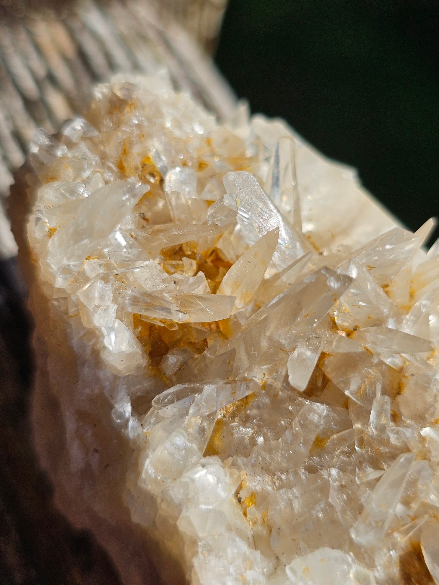 Calcite miel française C9