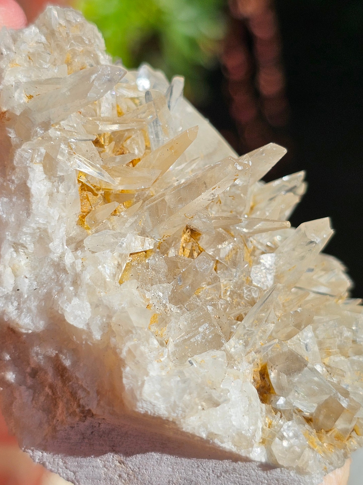 Calcite miel française C9