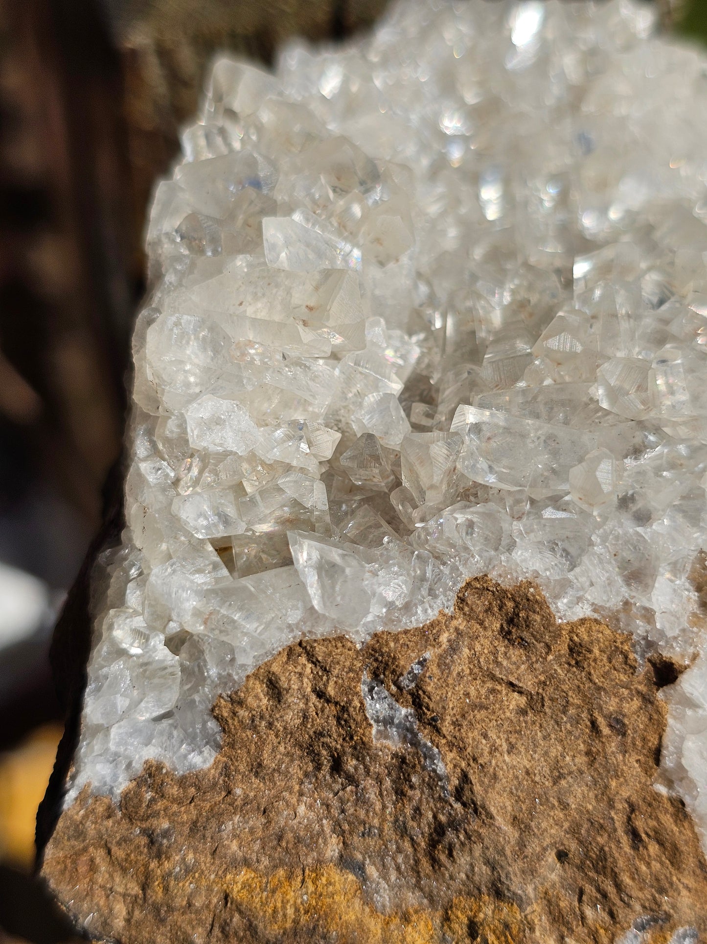 Grosse Calcite diamant de Pau