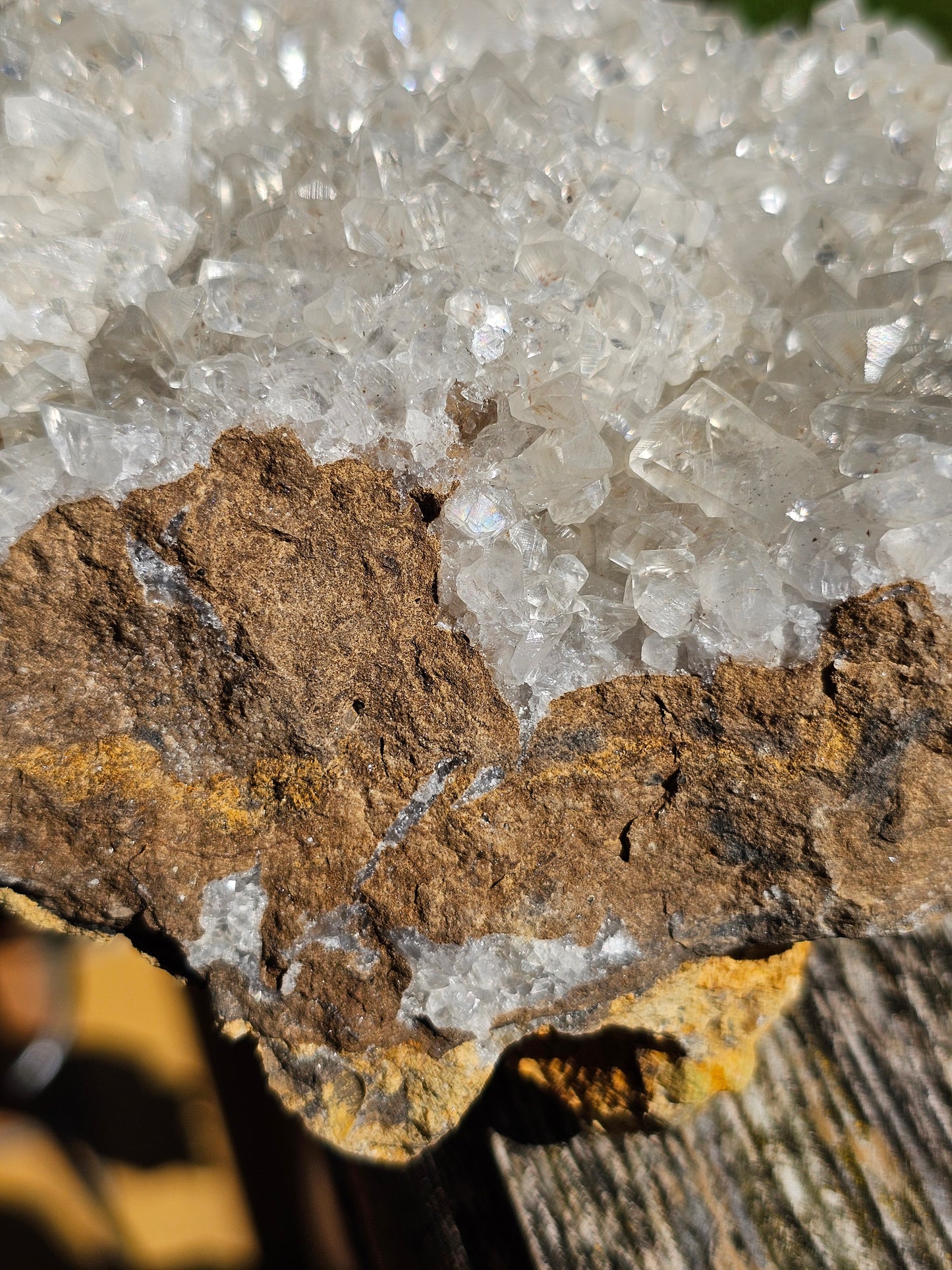 Grosse Calcite diamant de Pau