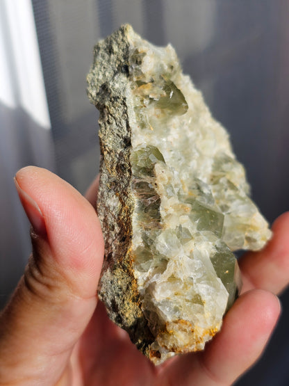 Quartz sur Byssolite Q11