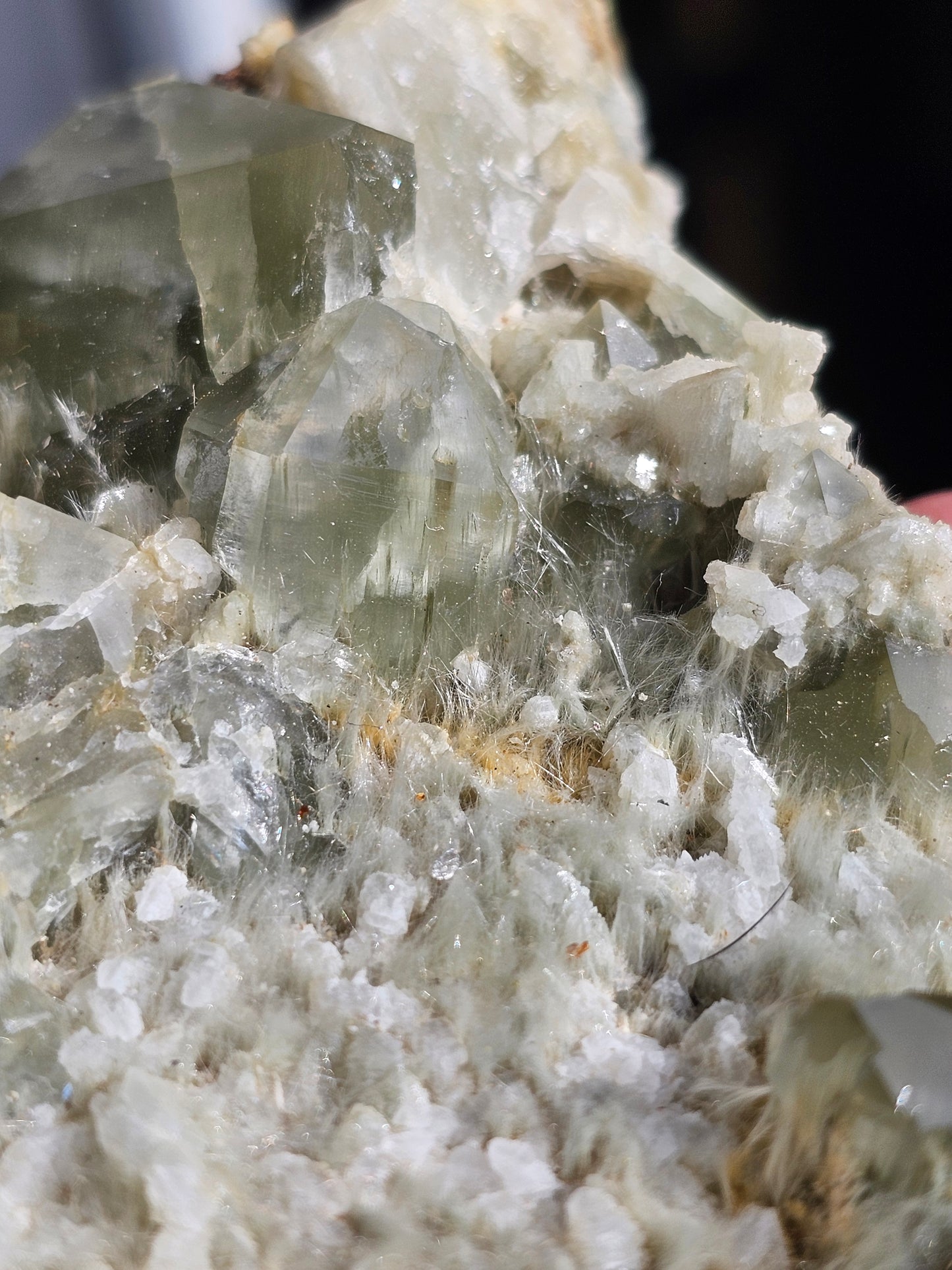 Quartz sur Byssolite Q11