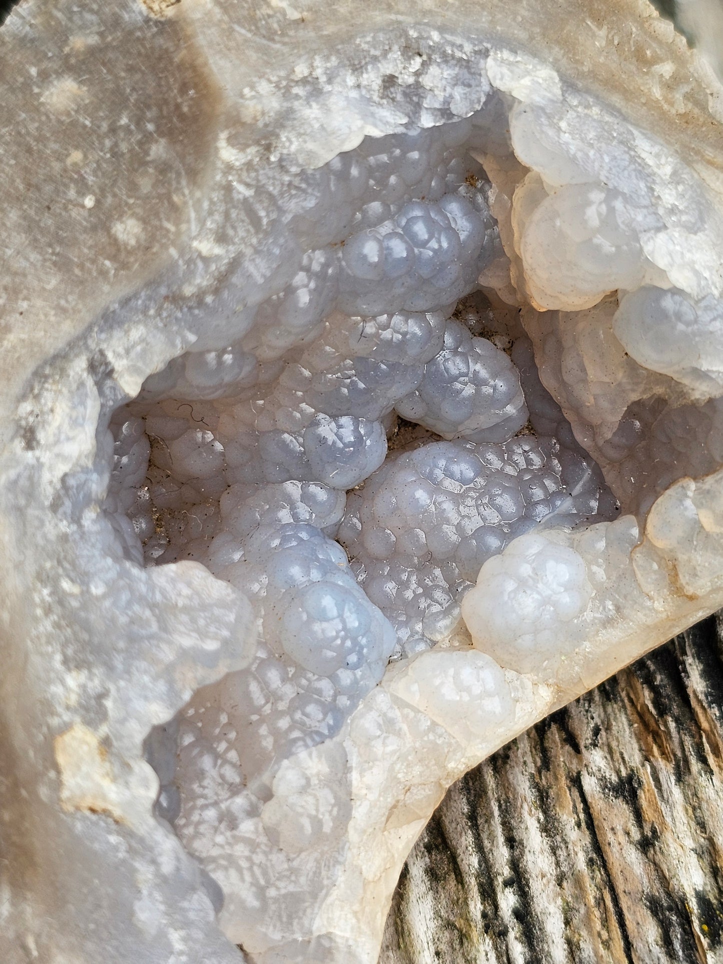 Agate et Calcédoine violette de Normandie