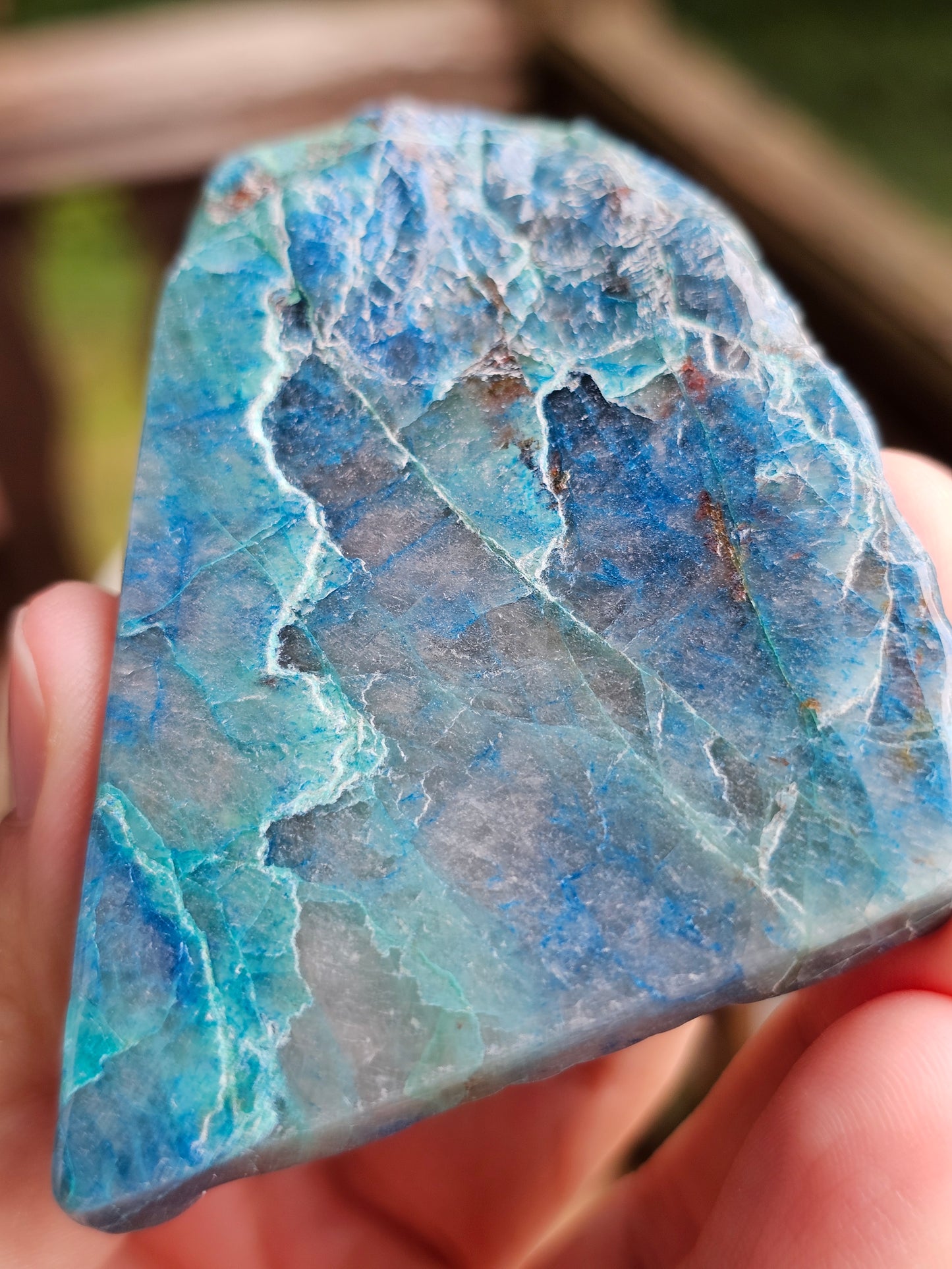 Tranche Shattuckite et Chrysocolle SB