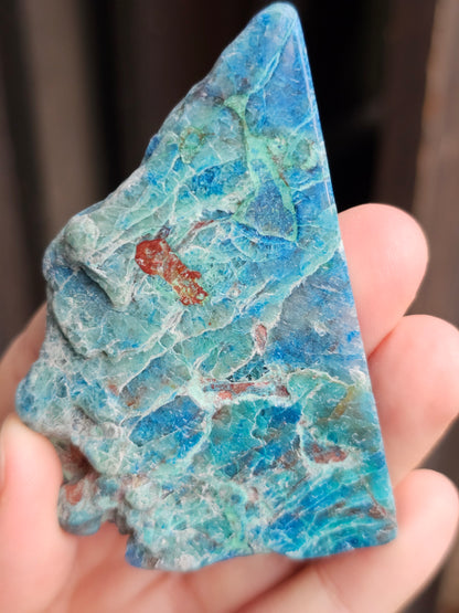 Tranche Shattuckite et Chrysocolle SF