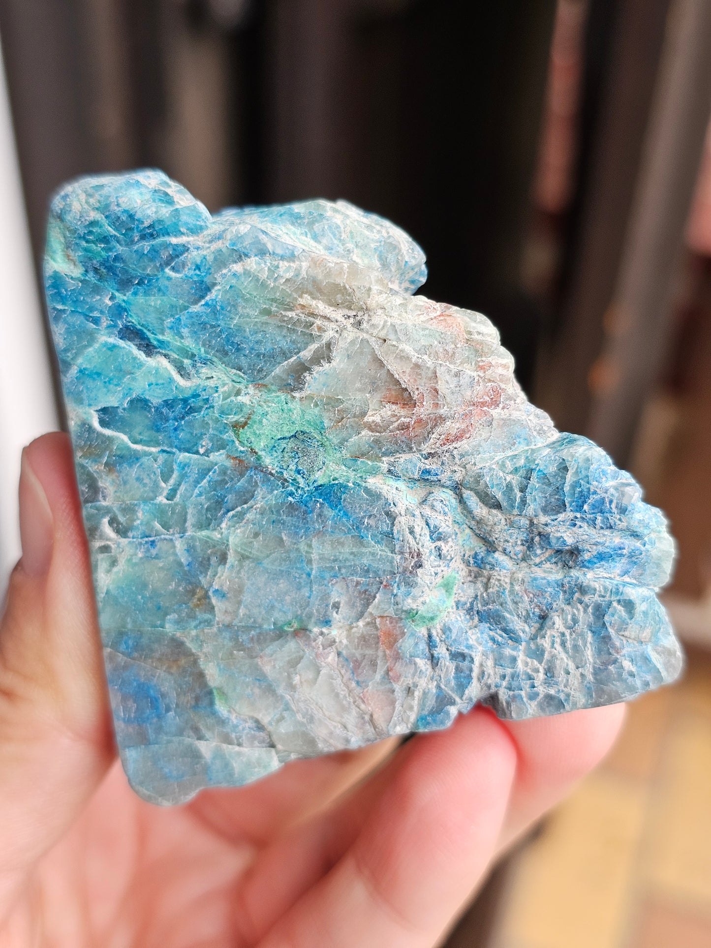 Tranche Shattuckite et Chrysocolle SG