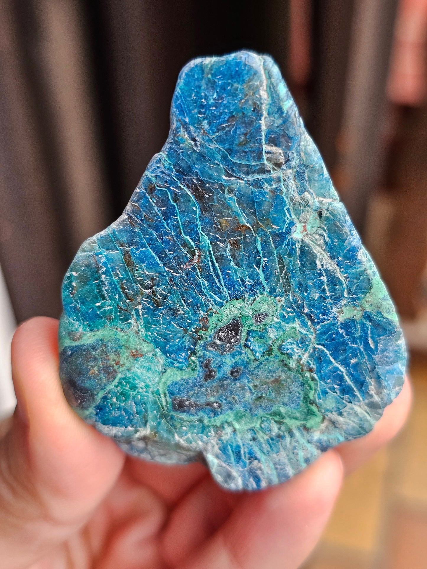 Tranche Shattuckite et Chrysocolle SH