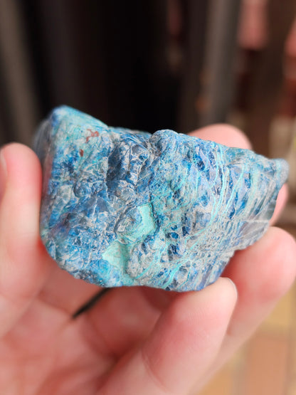 Tranche Shattuckite et Chrysocolle SH