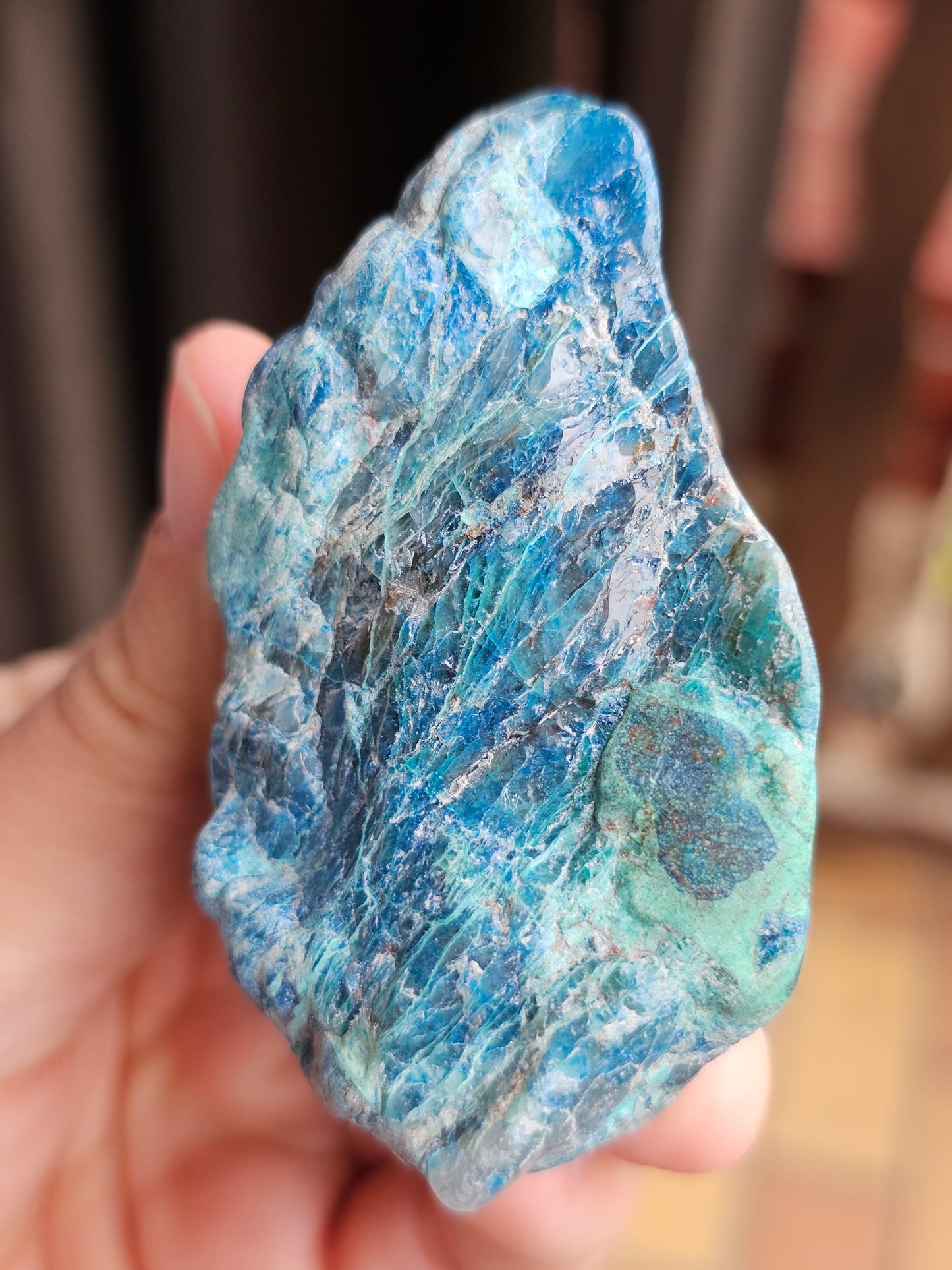 Tranche Shattuckite et Chrysocolle SH