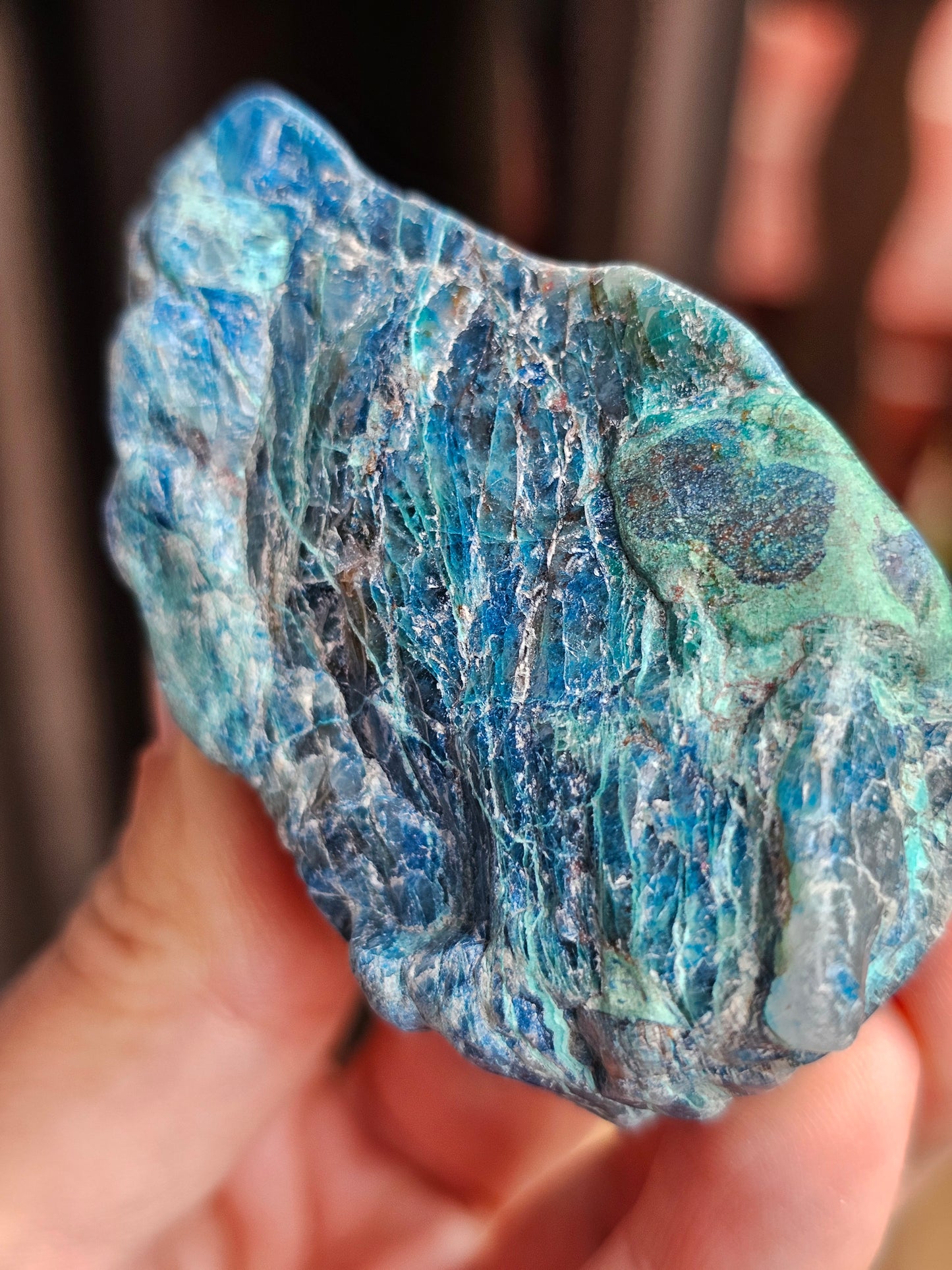 Tranche Shattuckite et Chrysocolle SH