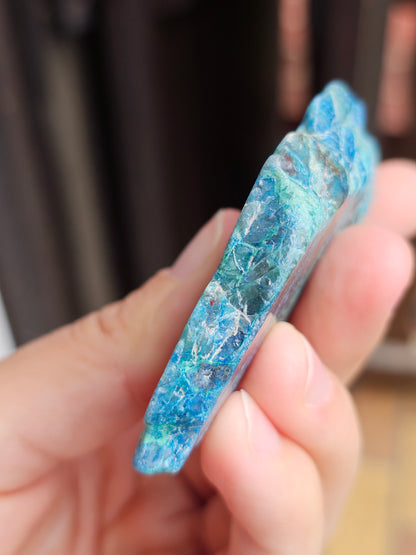 Tranche Shattuckite et Chrysocolle SK