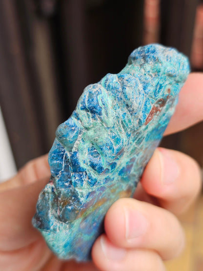 Tranche Shattuckite et Chrysocolle SK