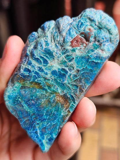 Tranche Shattuckite et Chrysocolle SK