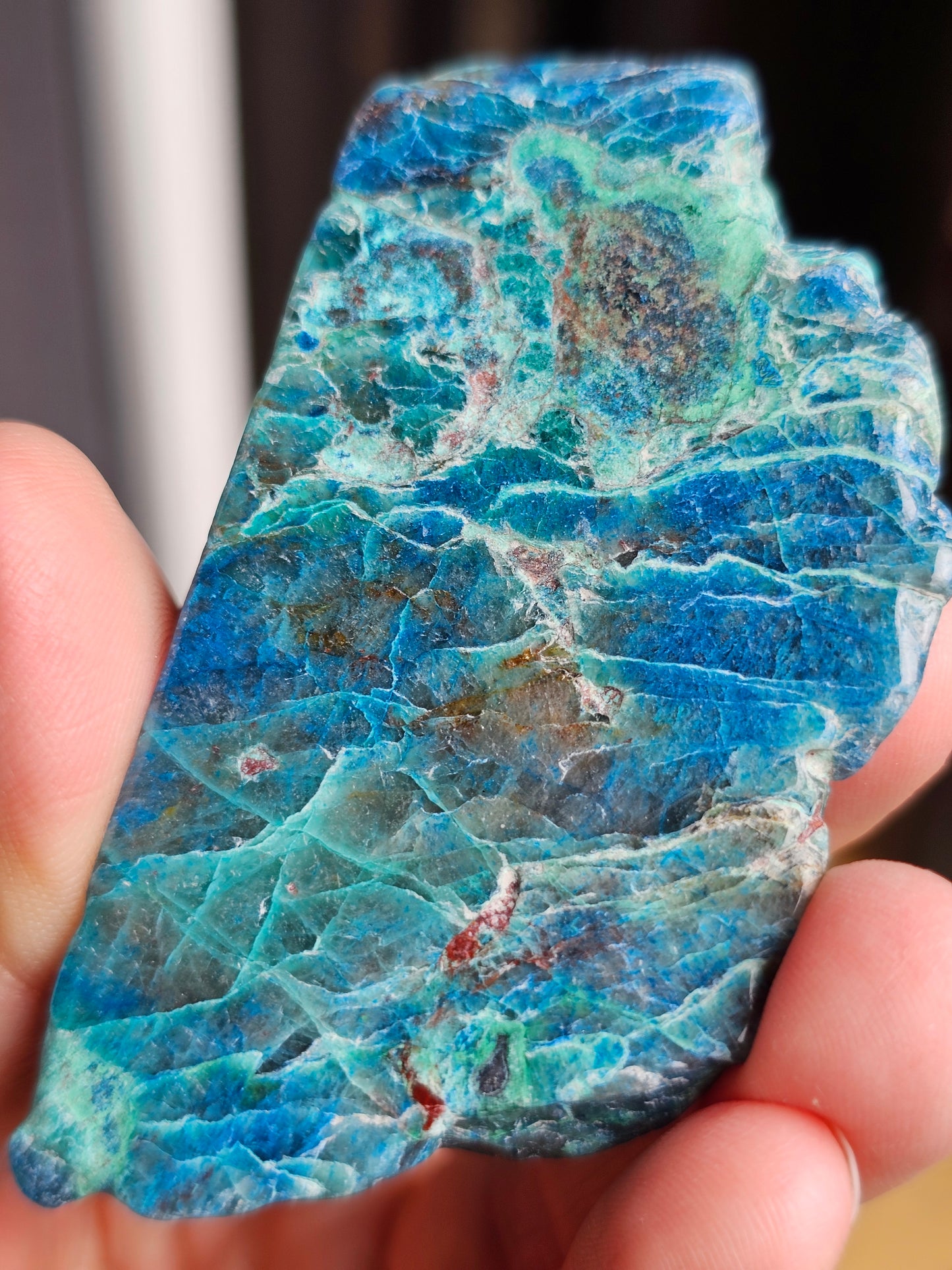 Tranche Shattuckite et Chrysocolle SK