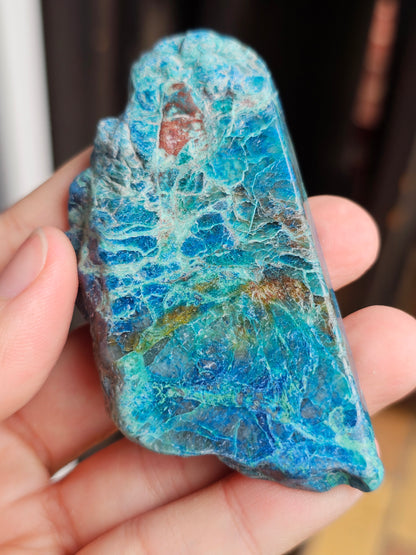 Tranche Shattuckite et Chrysocolle SK