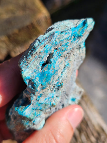 Chrysocolle cristallisée du Congo C2