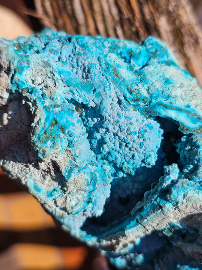 Chrysocolle cristallisée du Congo C3