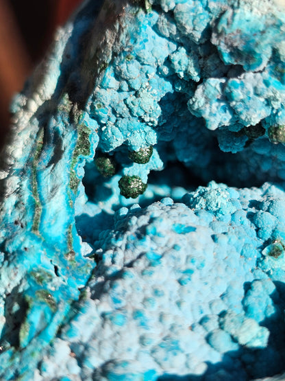 Chrysocolle cristallisée du Congo C3