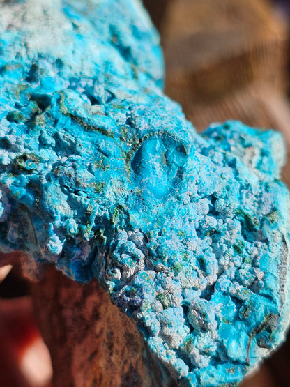 Chrysocolle cristallisée du Congo C3