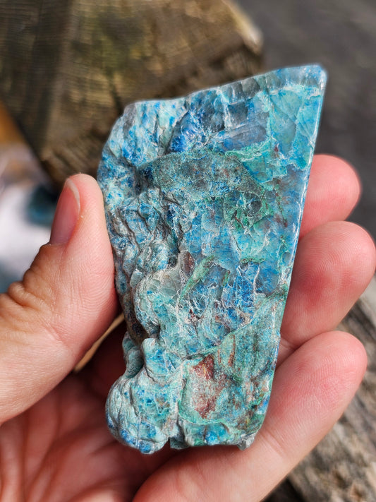 Tranche Shattuckite et Chrysocolle SD