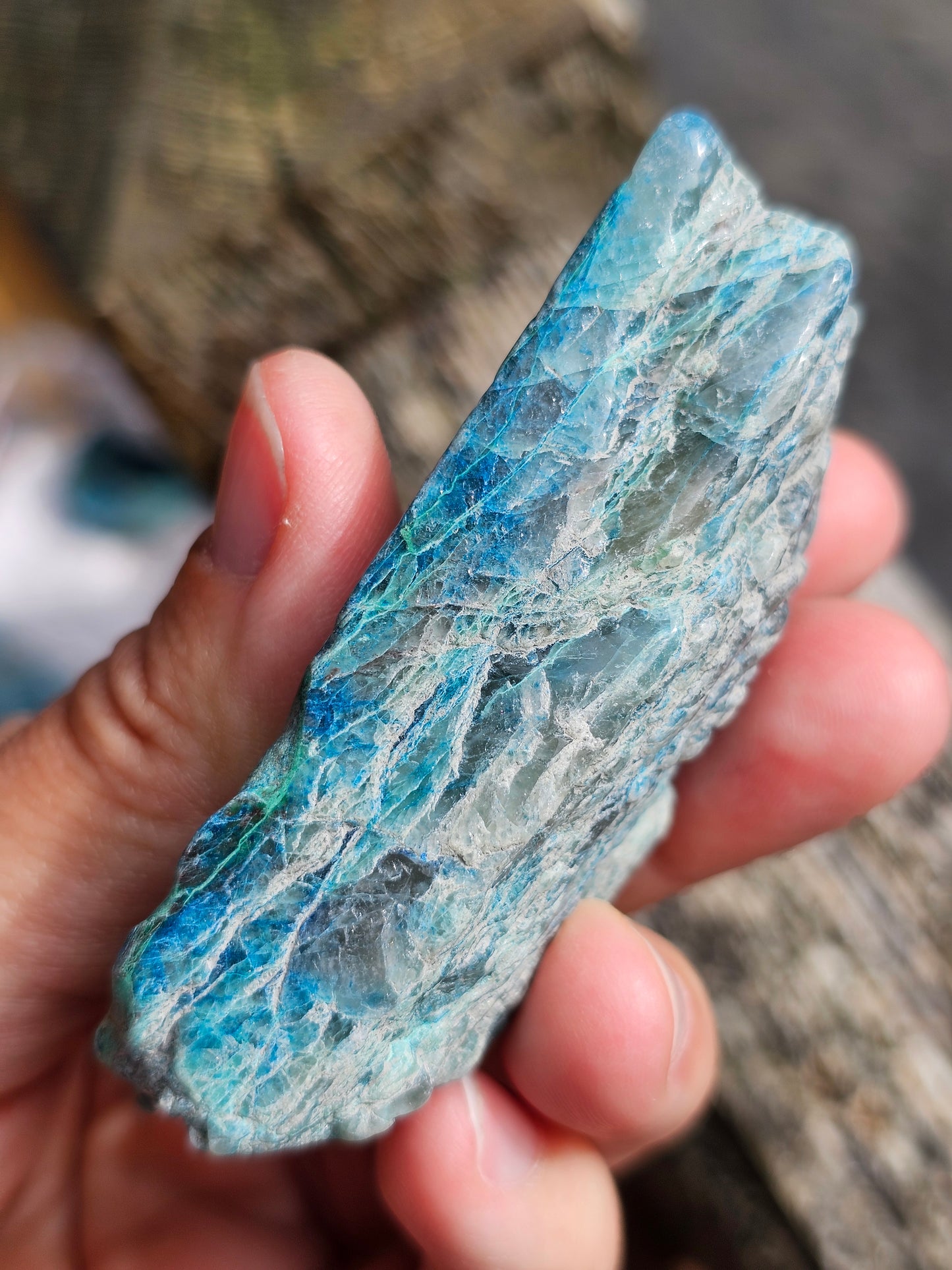 Tranche Shattuckite et Chrysocolle SD