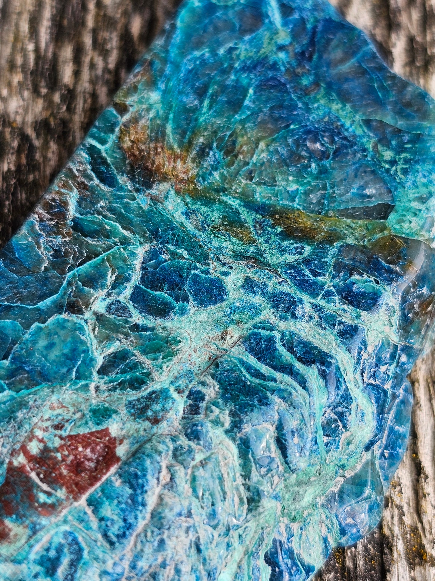 Tranche Shattuckite et Chrysocolle SK