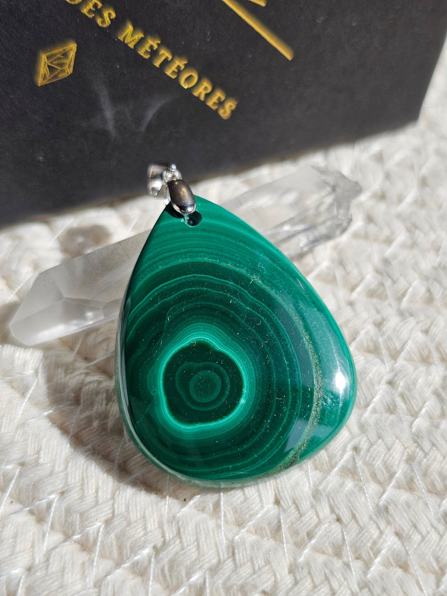 Pendentif en Malachite M6