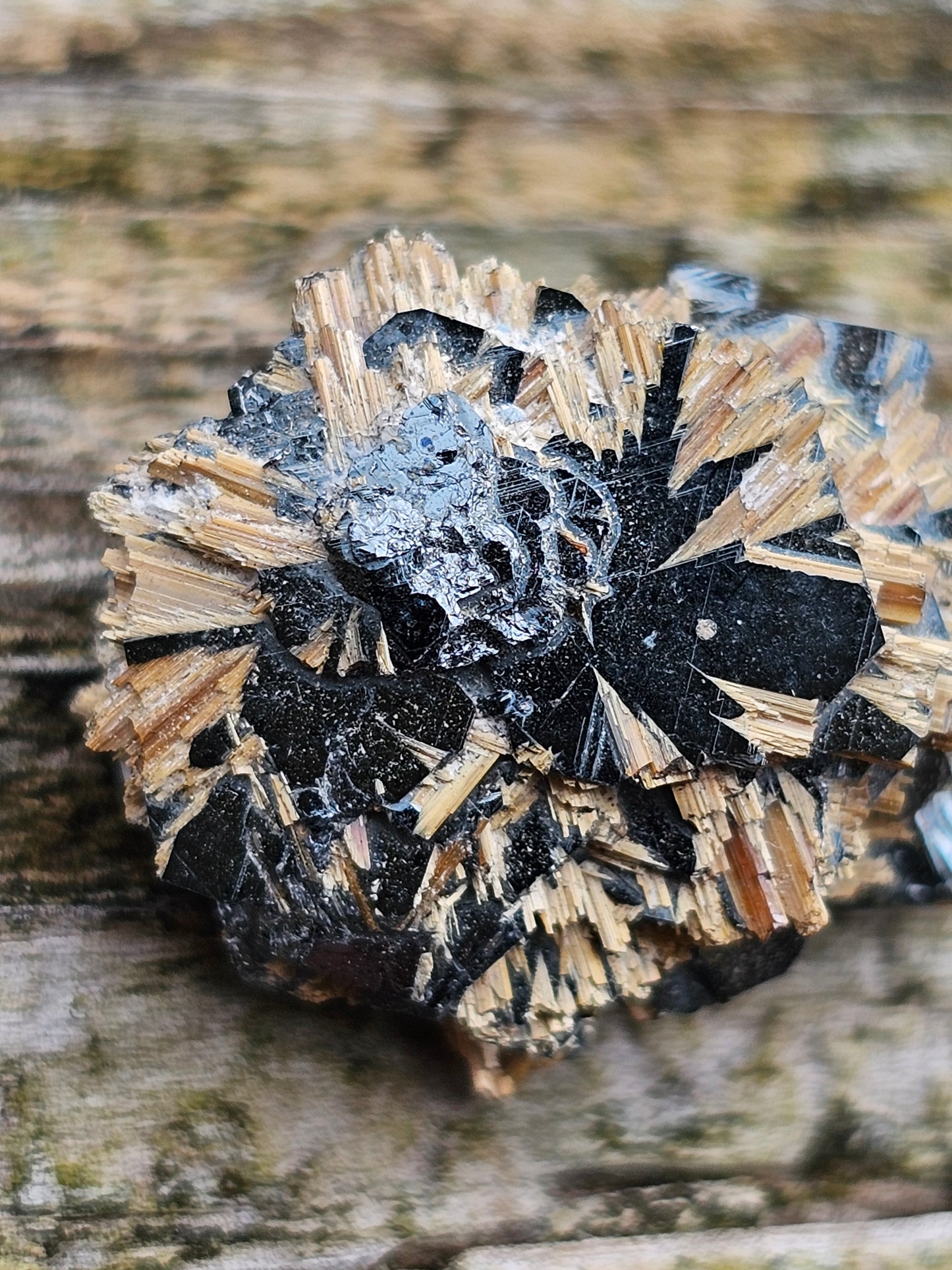 Rutile sur hématite RH4