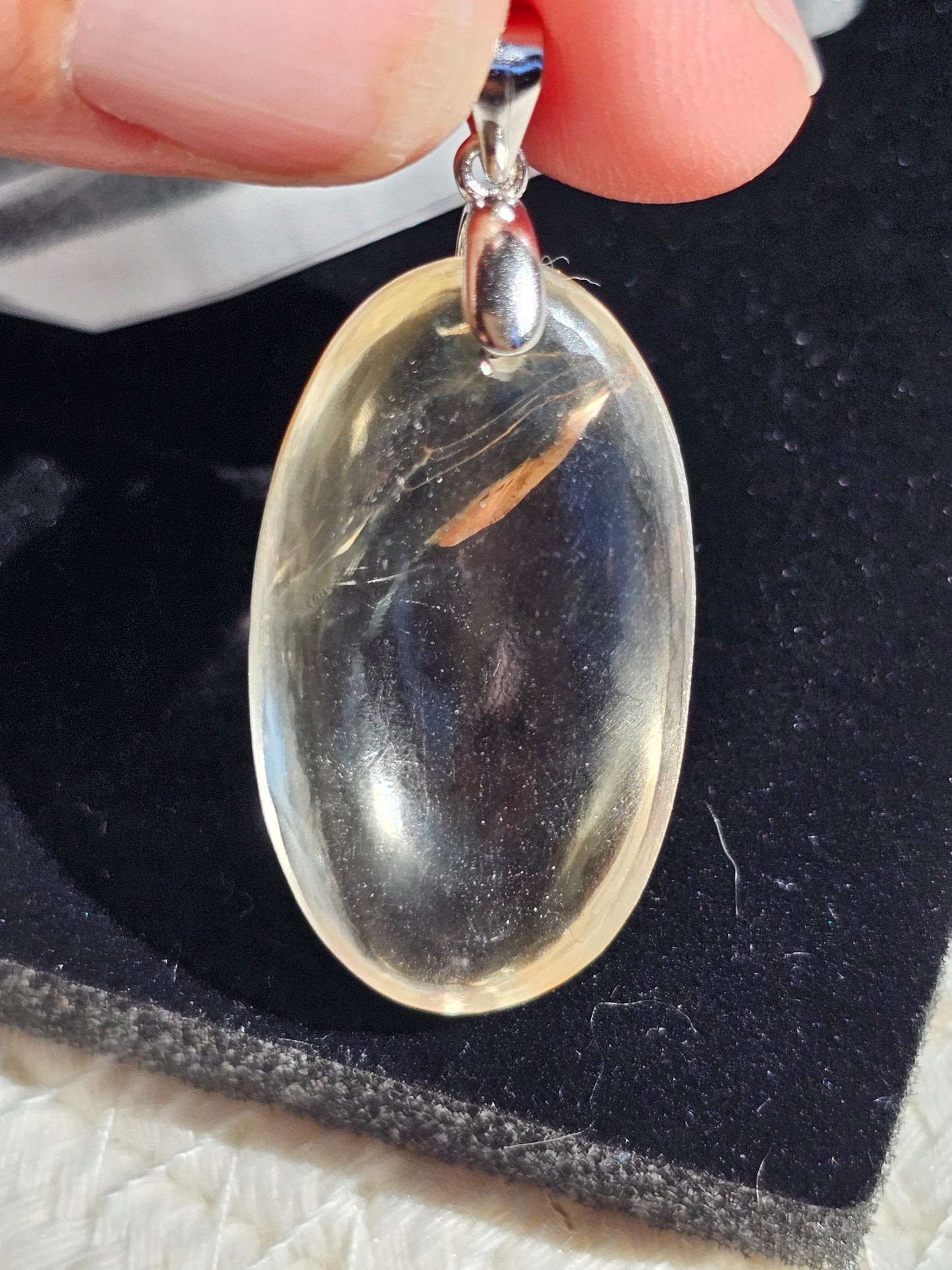 Pendentif en Citrine naturelle n°5