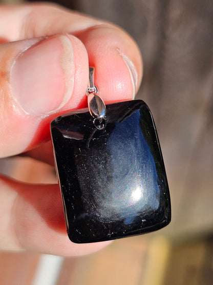 Pendentif en Tourmaline noire TN2