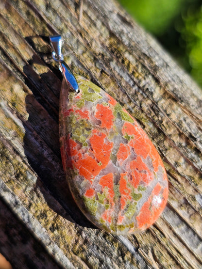 Pendentif en Unakite U3