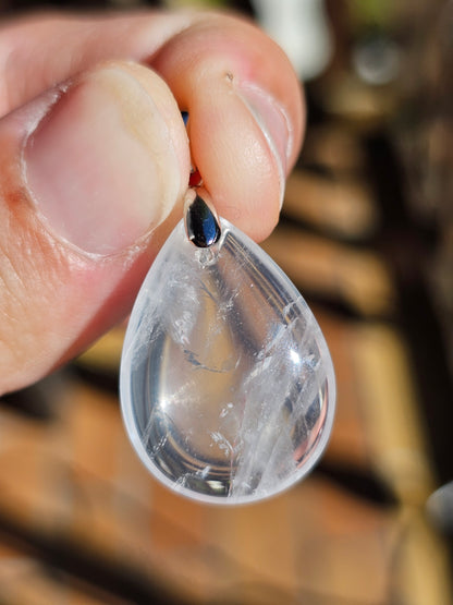 Pendentif en Cristal de roche (à choisir)