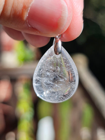 Pendentif en Cristal de roche (à choisir)