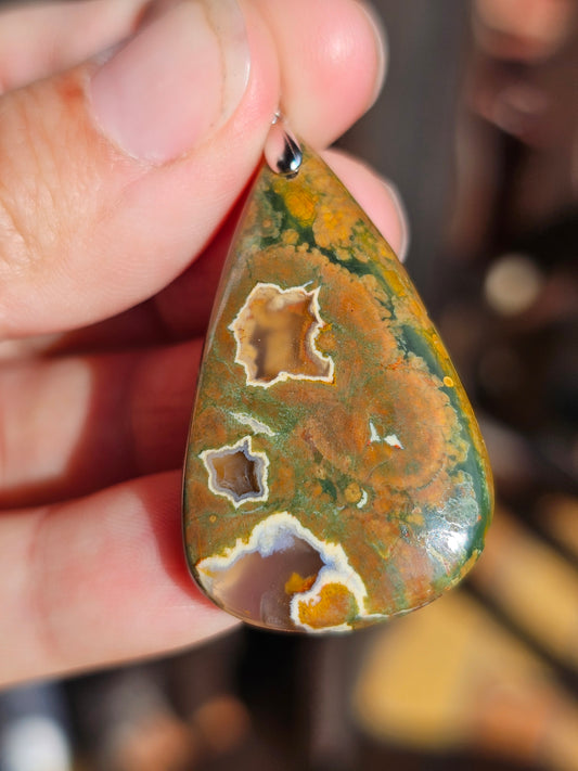 Pendentif en Rhyolite n°3