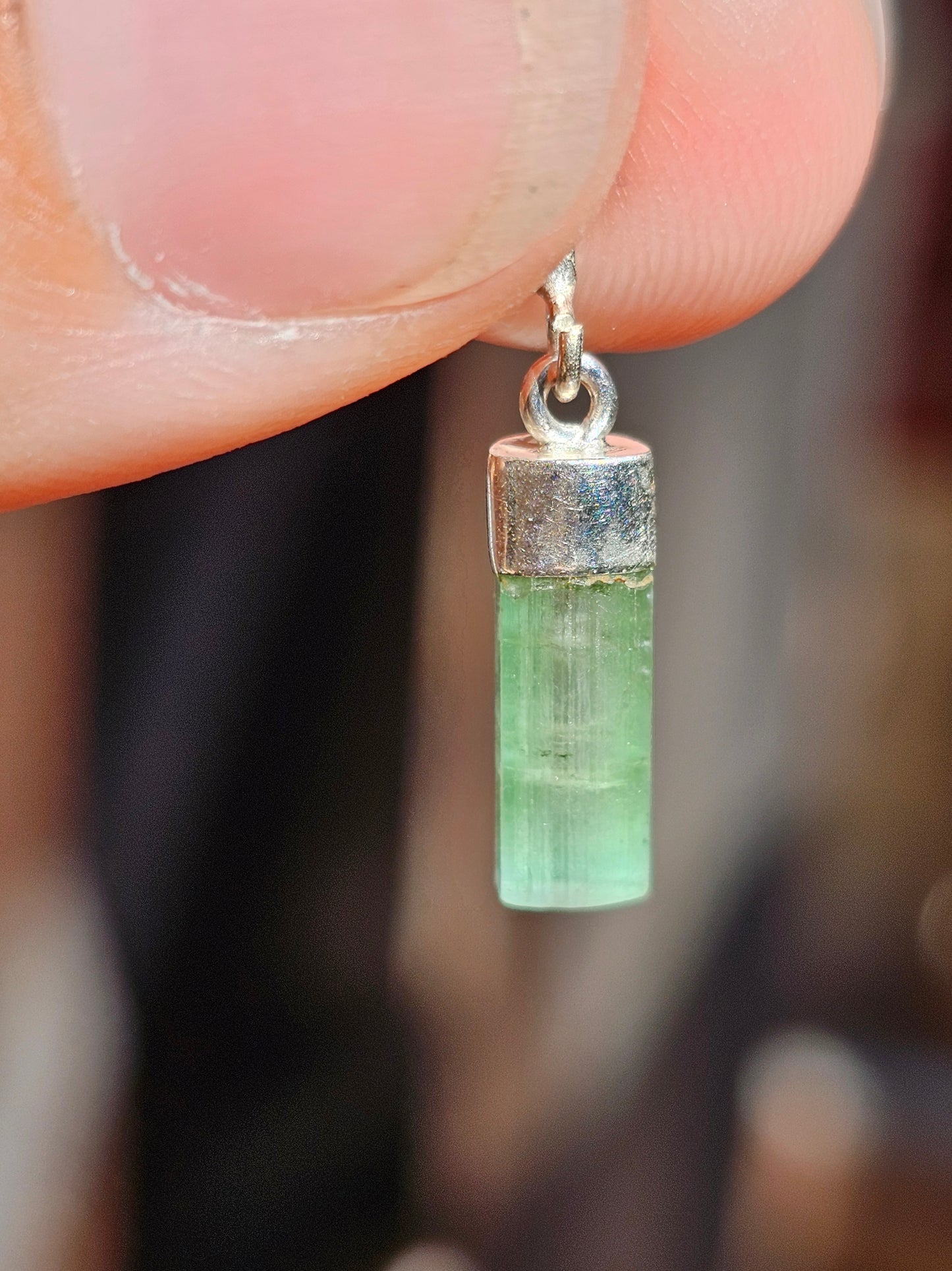 Pendentif en Tourmaline multicolore n°5