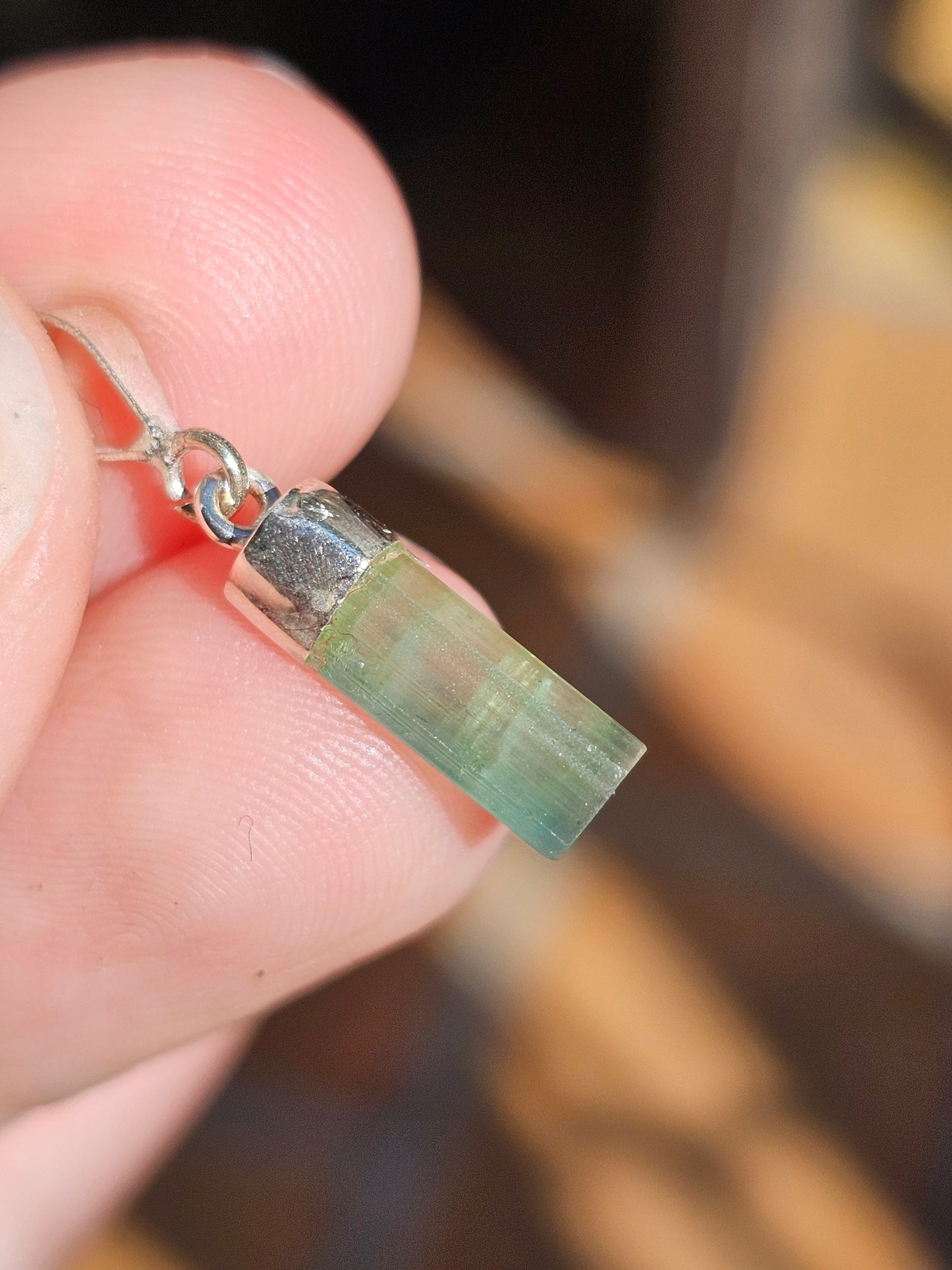 Pendentif en Tourmaline multicolore n°5