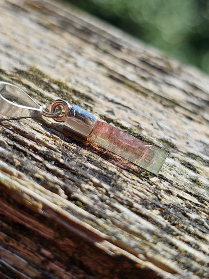 Pendentif en Tourmaline multicolore n°6