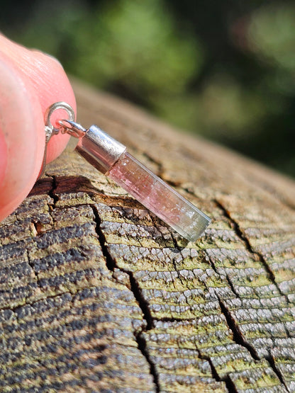 Pendentif en Tourmaline multicolore n°6