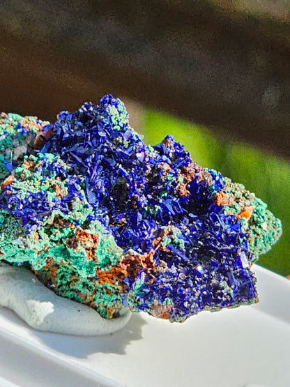 Azurite avec Malachite du Maroc n°18