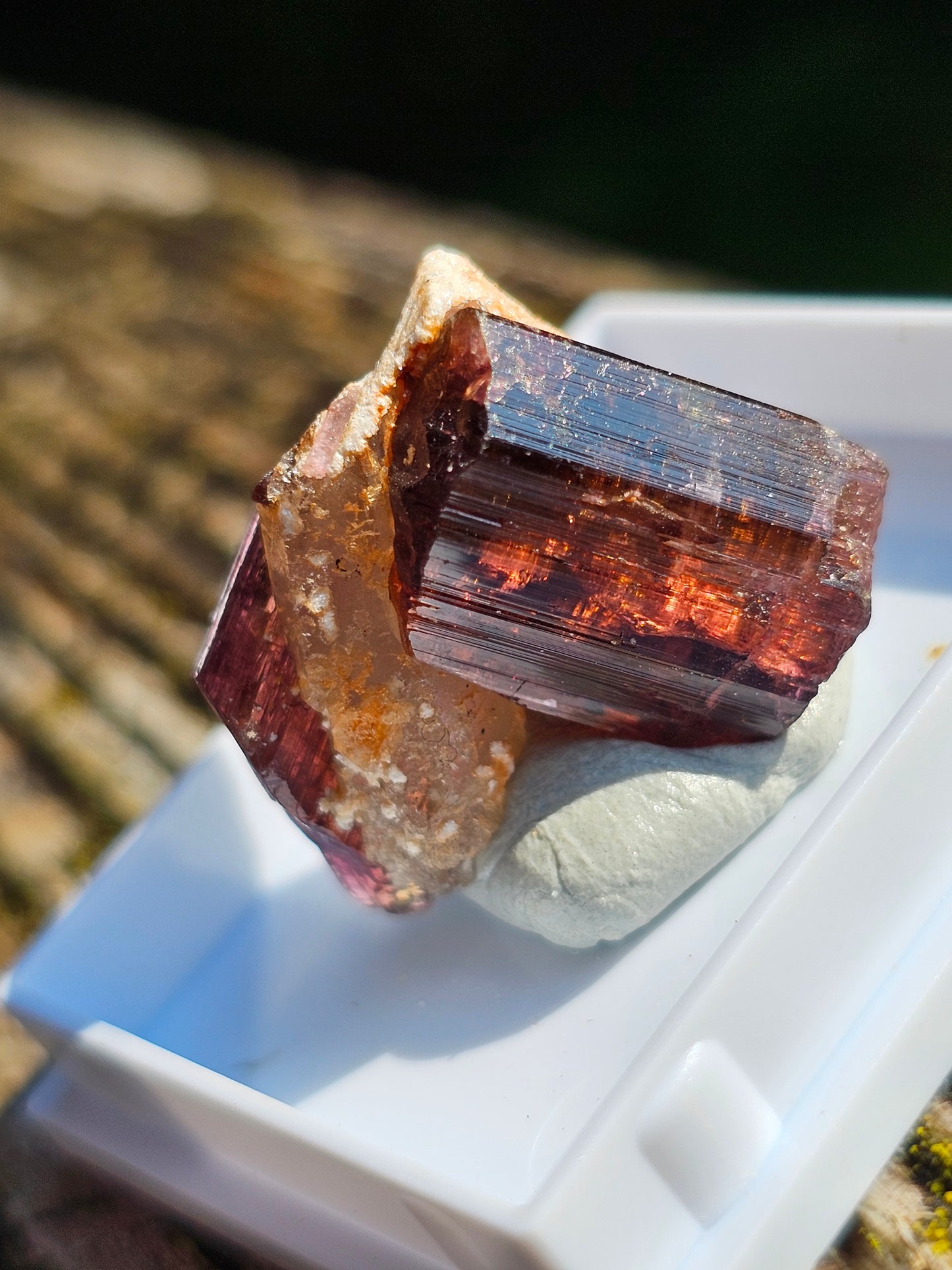 Tourmaline rose (Rubellite) de Madagascar